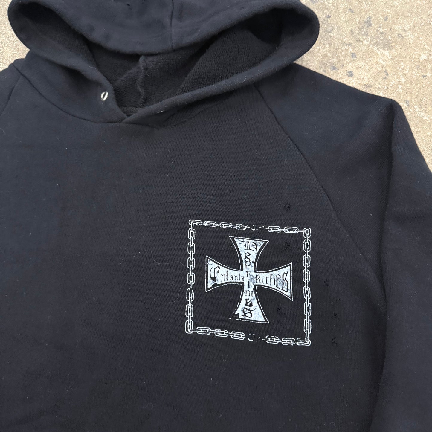 ENFANTS RICHES DEPRIMES IRON CROSS Hoodie
