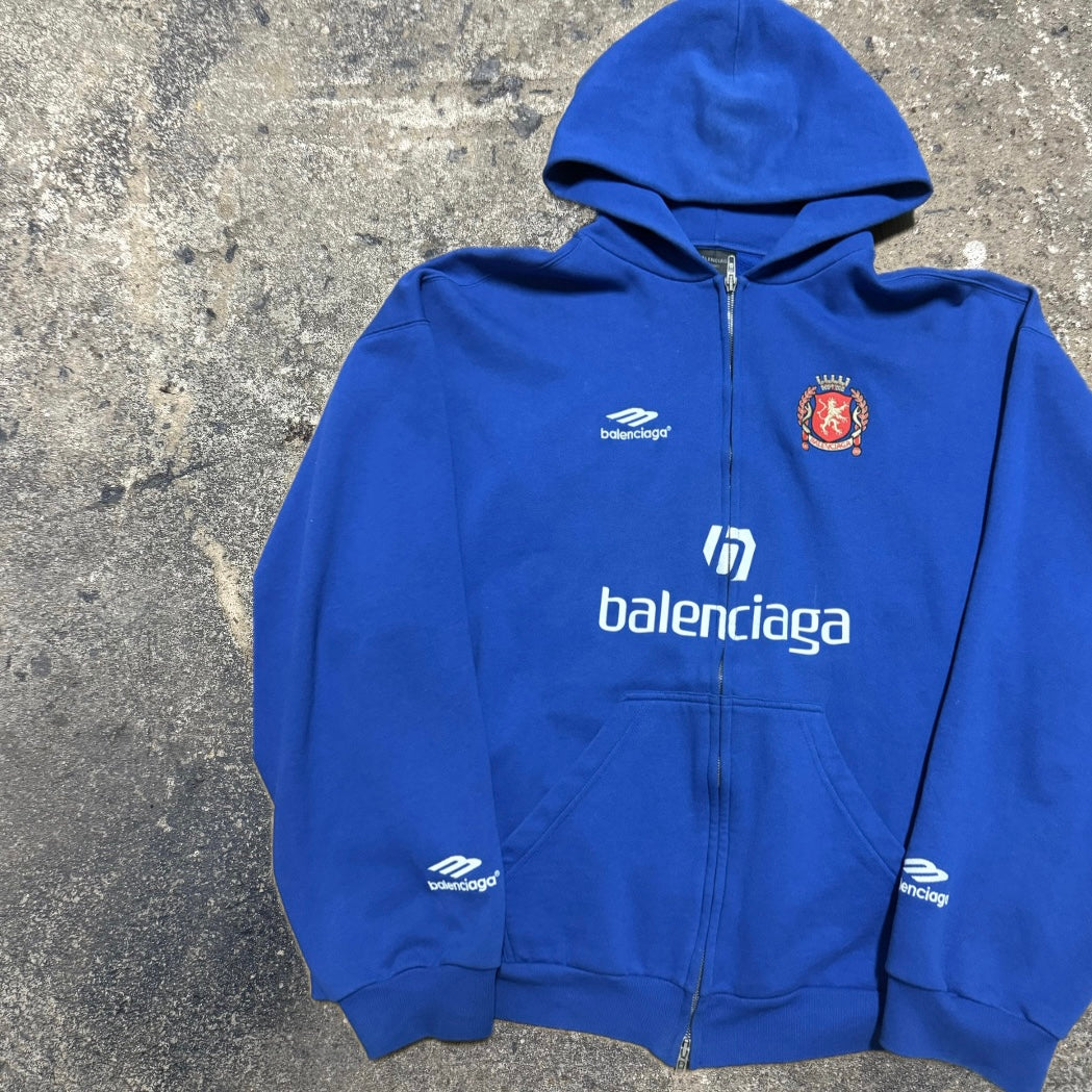 Balenciaga Blue Soccer Zipup