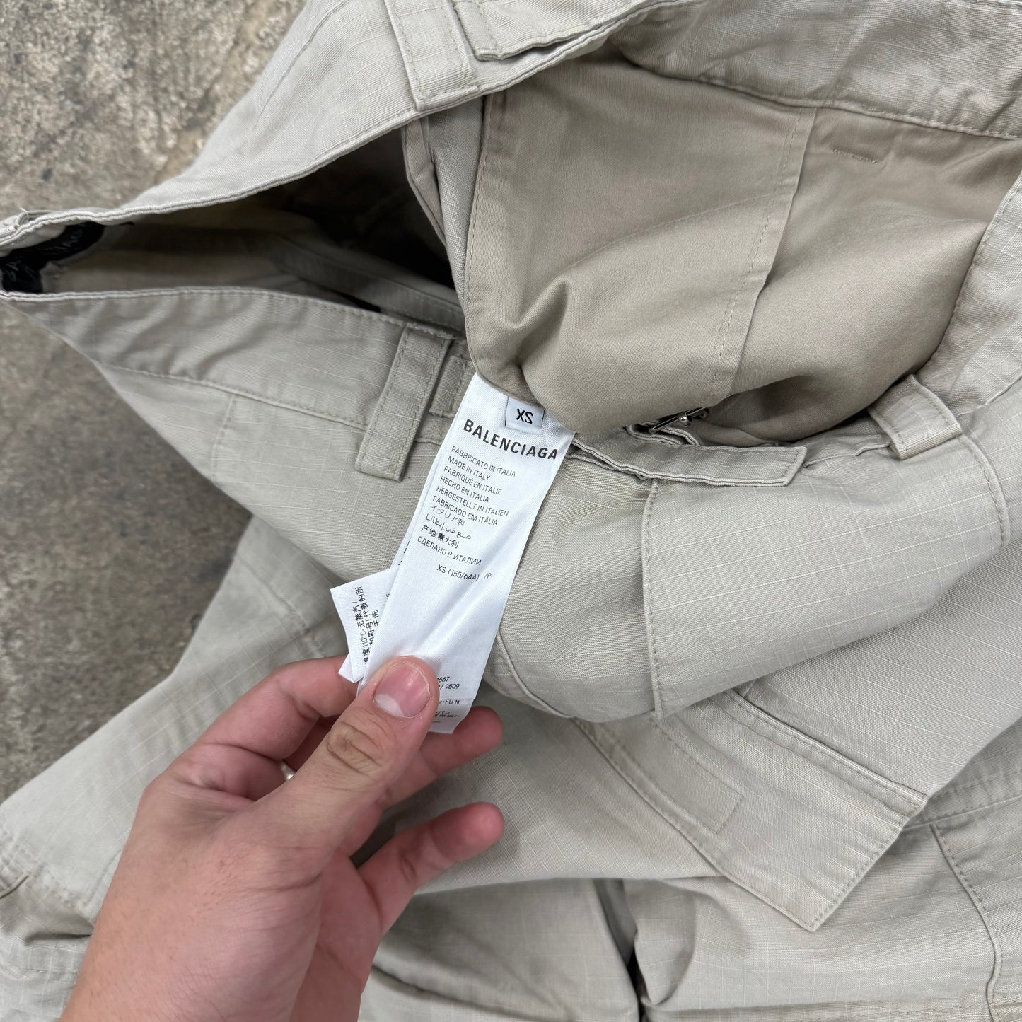 Balenciaga Flared Cargo
