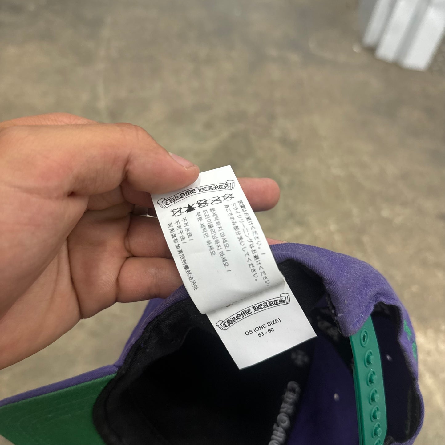 Chrome Hearts Purple ‘CH’ Hat