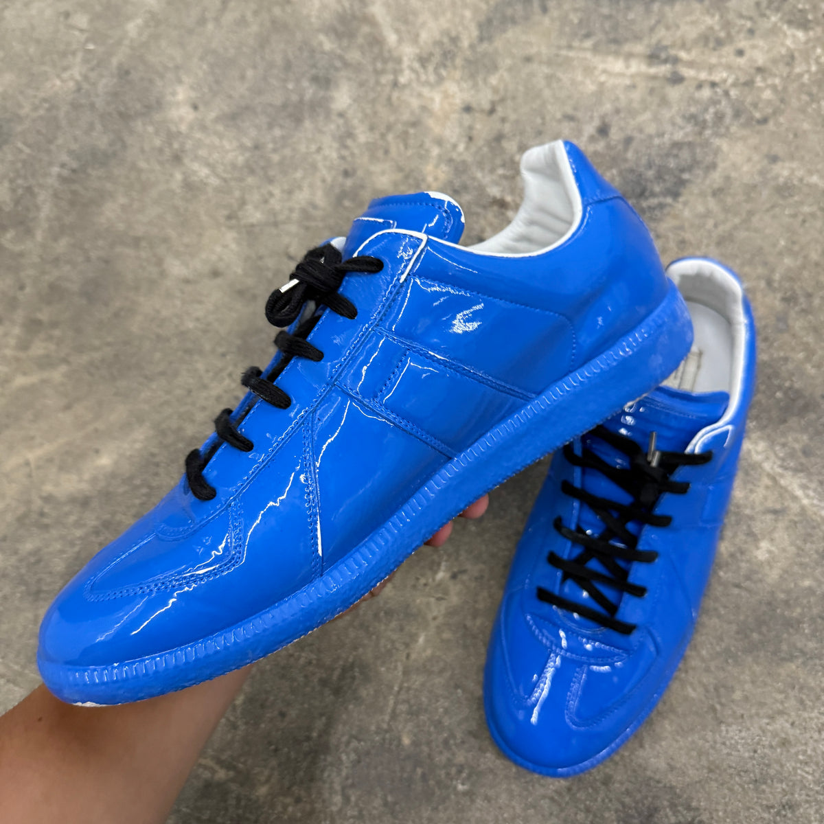 Maison Margiela Blue Patent Leather GAT