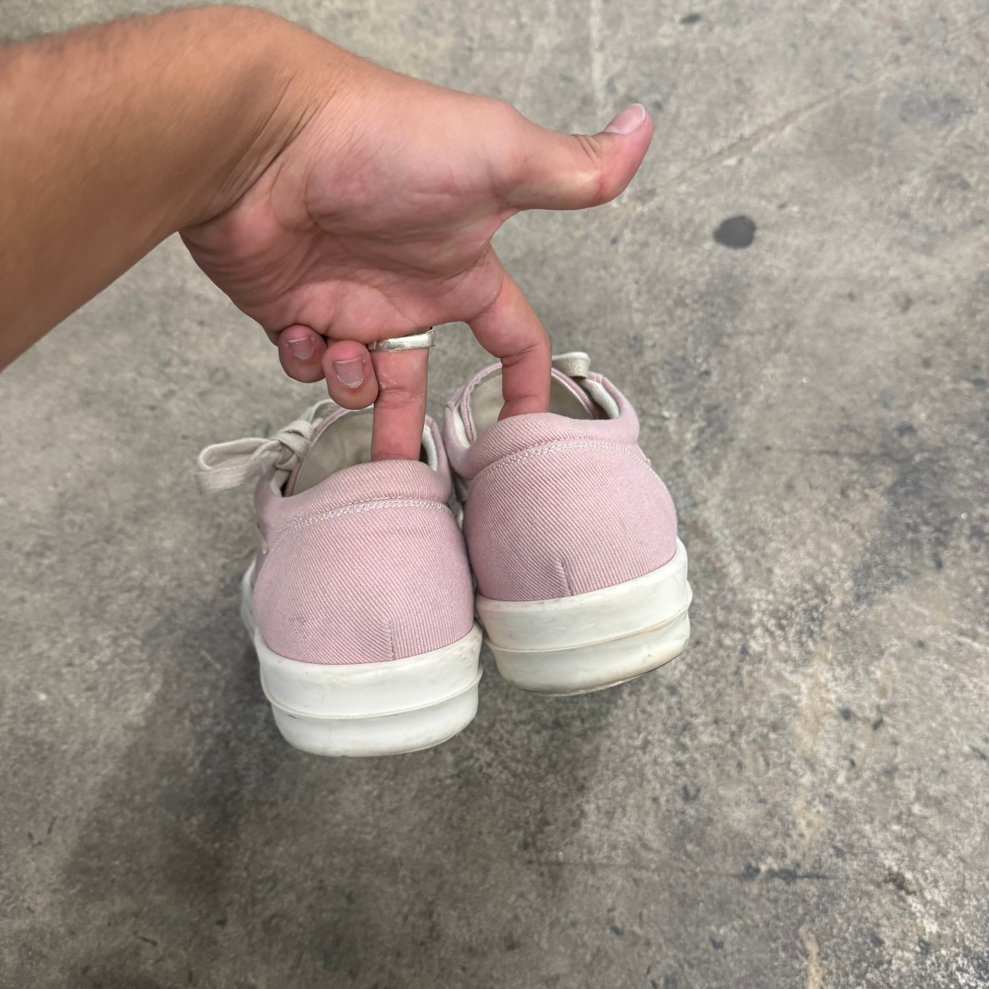 Rick Owens DRKSHDW ‘Vintage Sneaker’ in Pink
