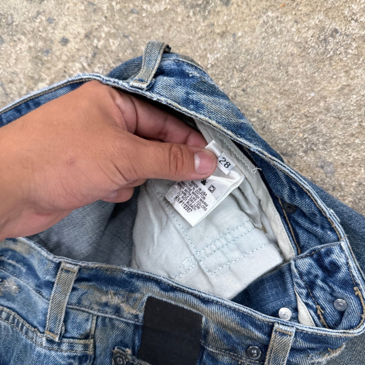 Rick Owens ‘Mud SLAB’ Denim