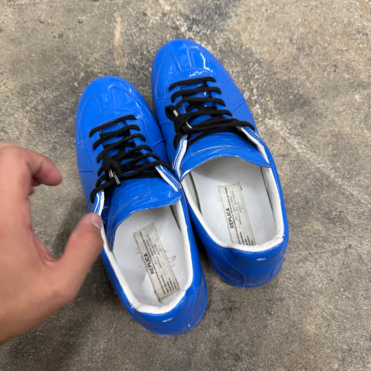 Maison Margiela Blue Patent Leather GAT