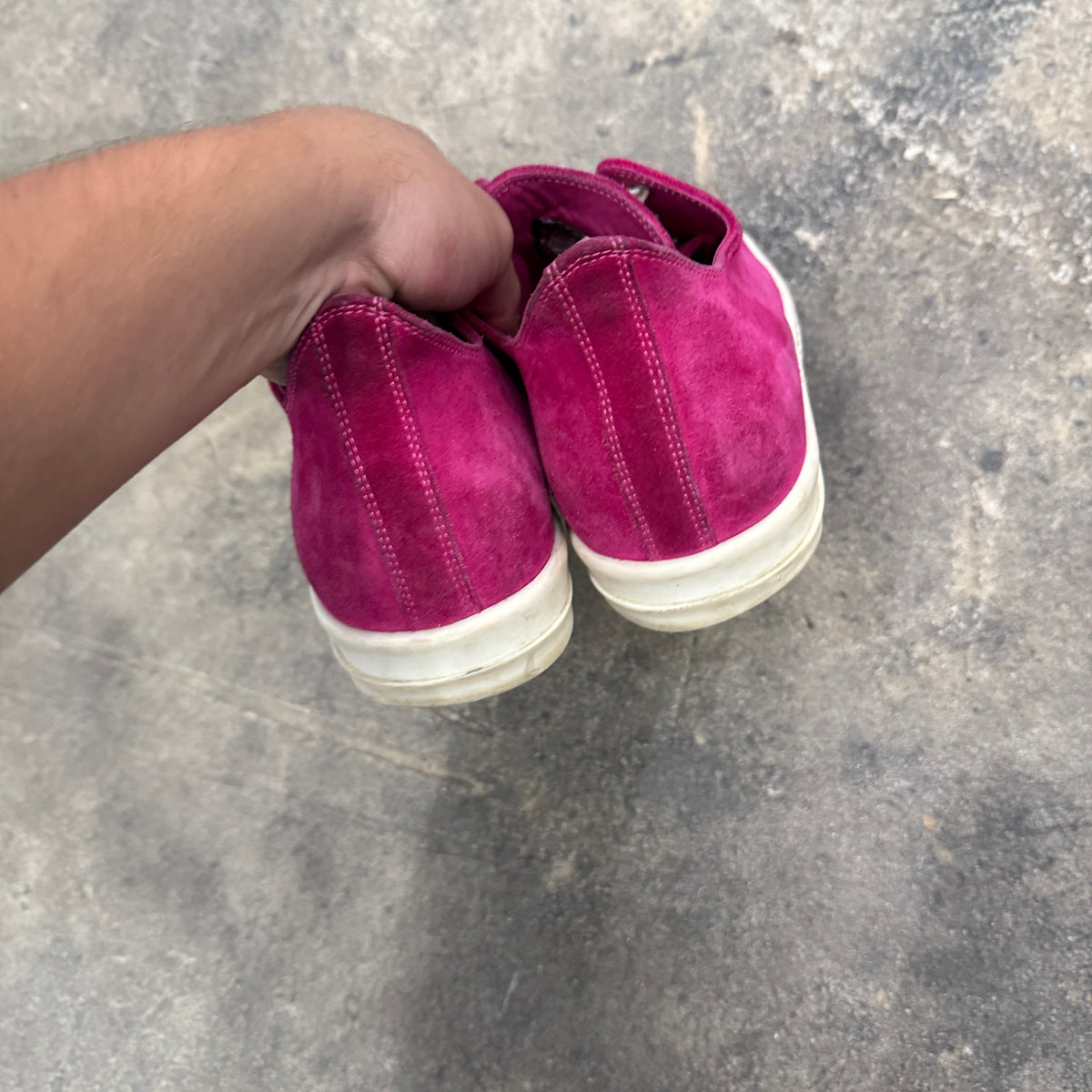Rick Owens Mainline Suede Ramones