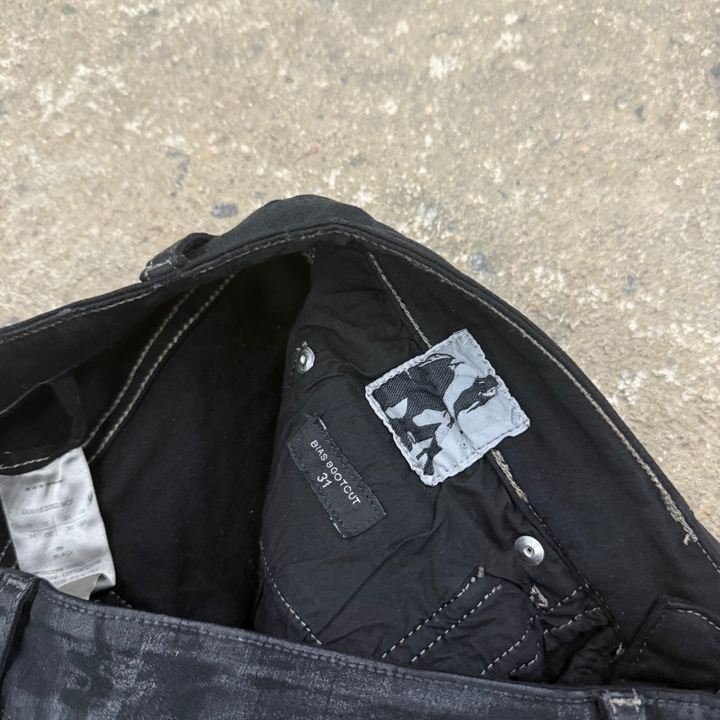 Rick Owens Bias Bolan Denim