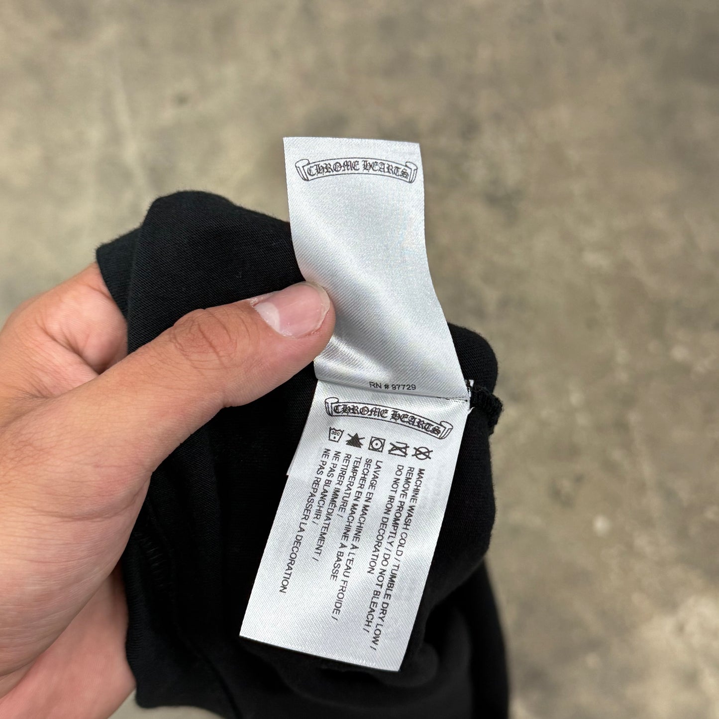 Chrome Hearts Scroll Pocket tee
