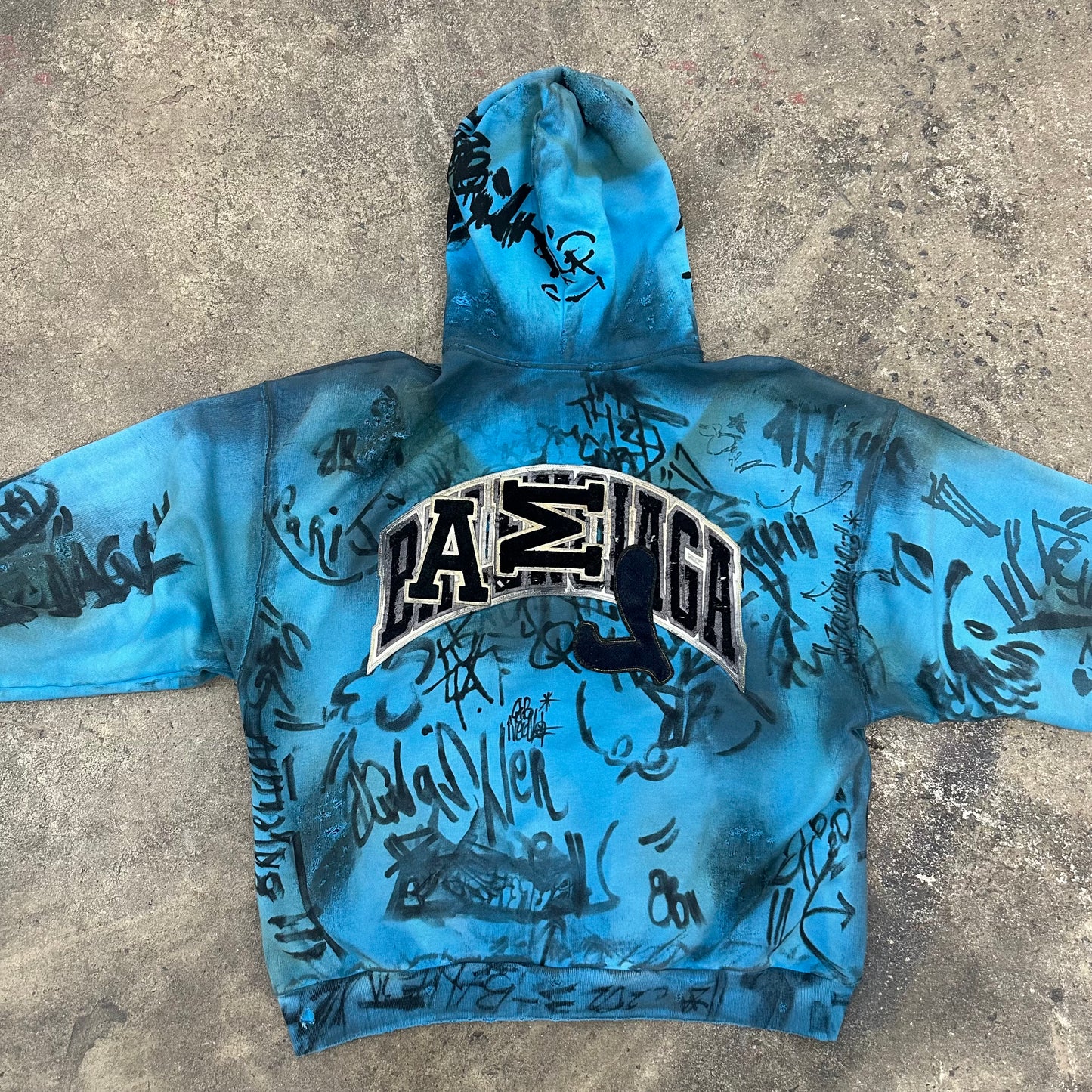 BALENCIAGA Skater Graffiti Zipup