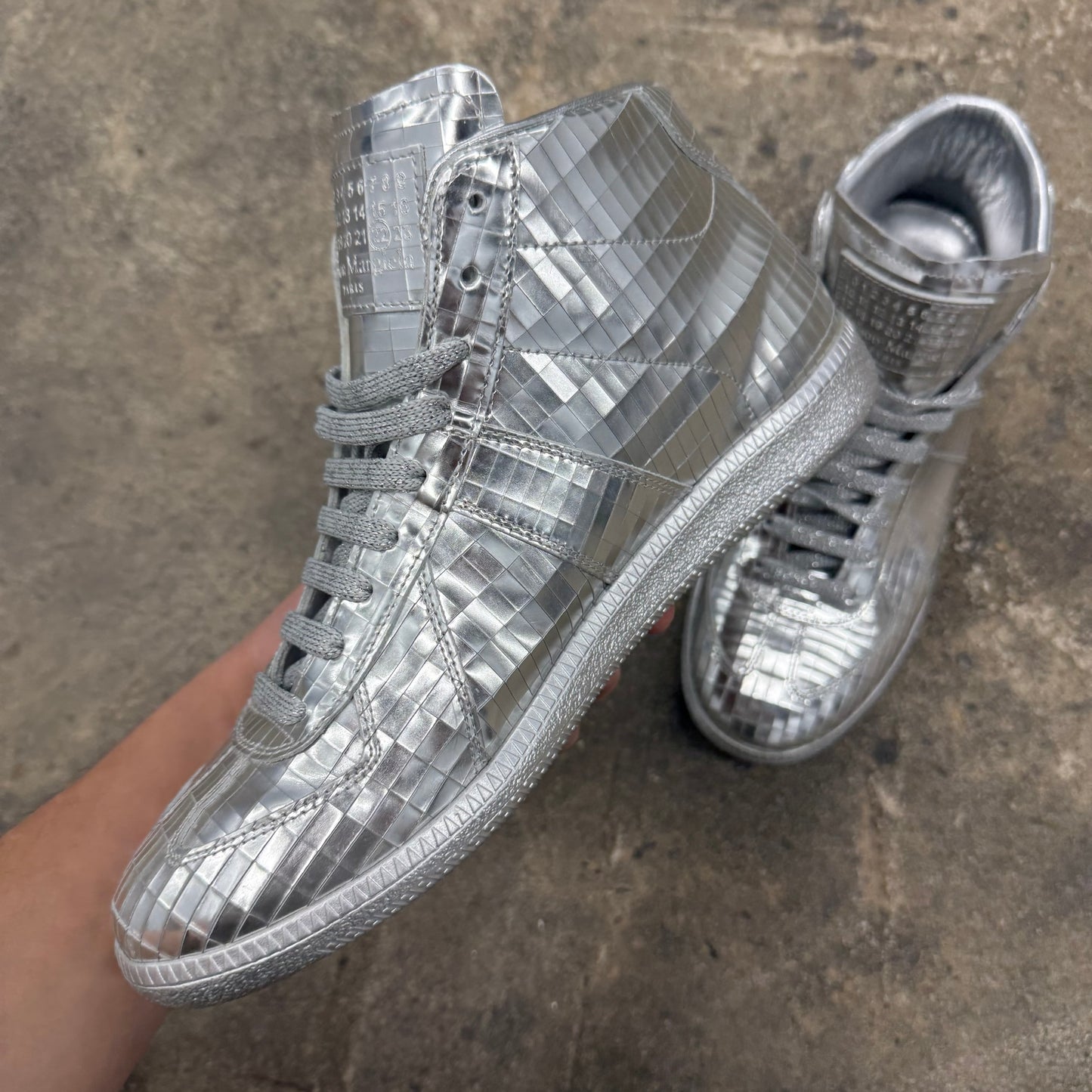Maison Margiela Silver Metallic GAT