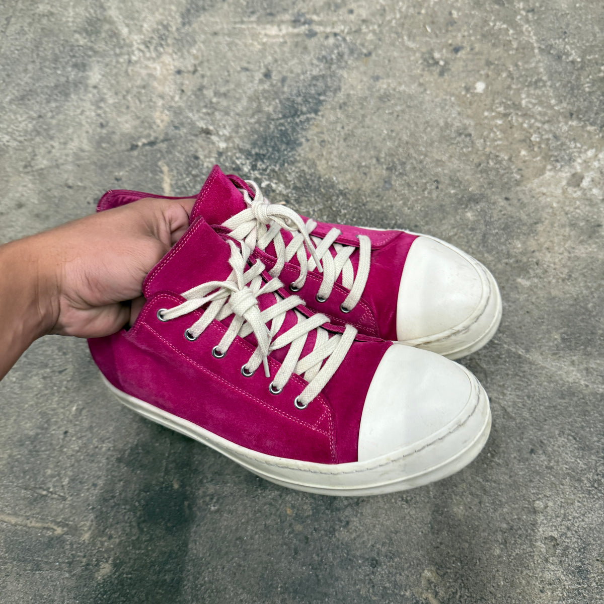 Rick Owens Mainline Suede Ramones