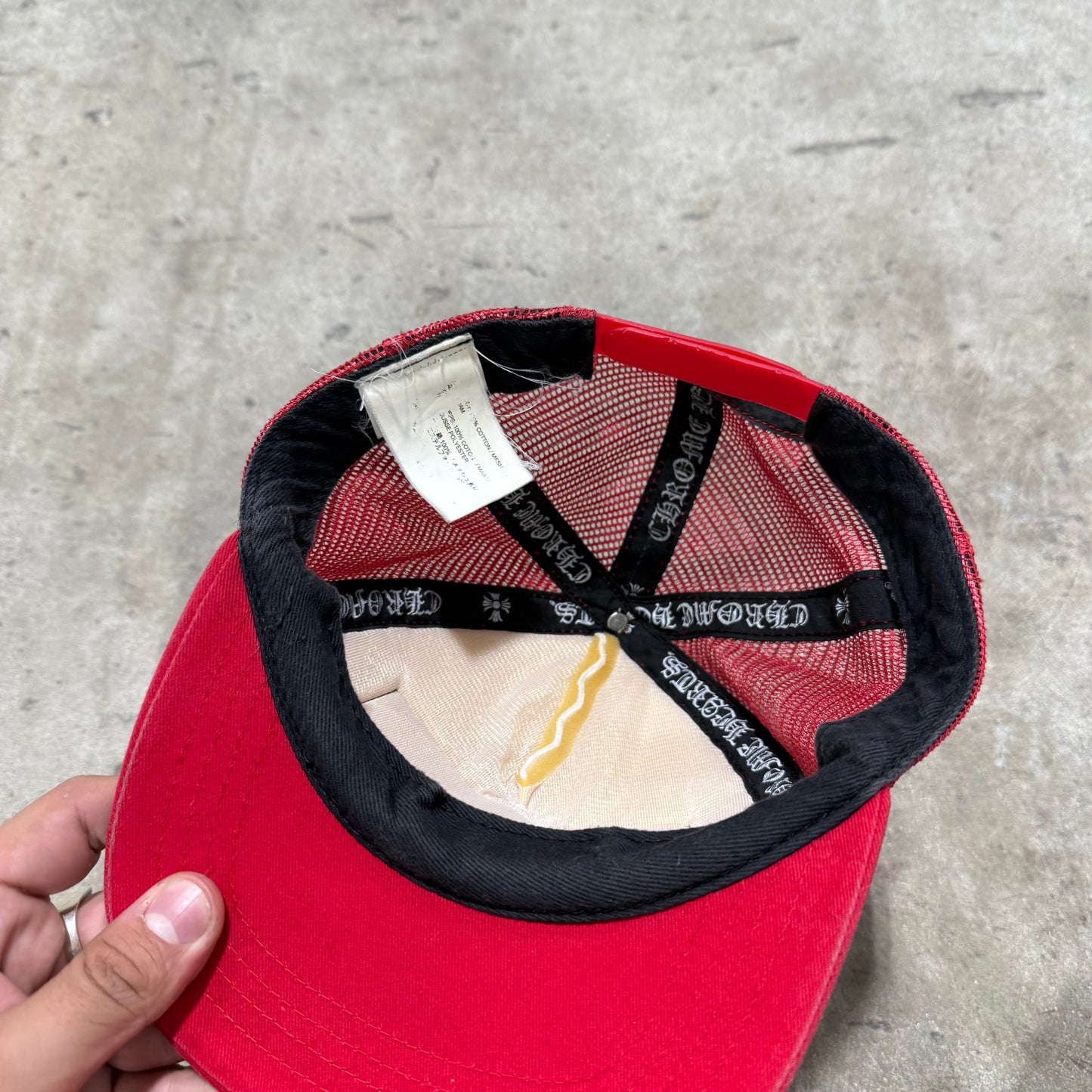 Chrome Hearts ‘CH’ Red Trucker