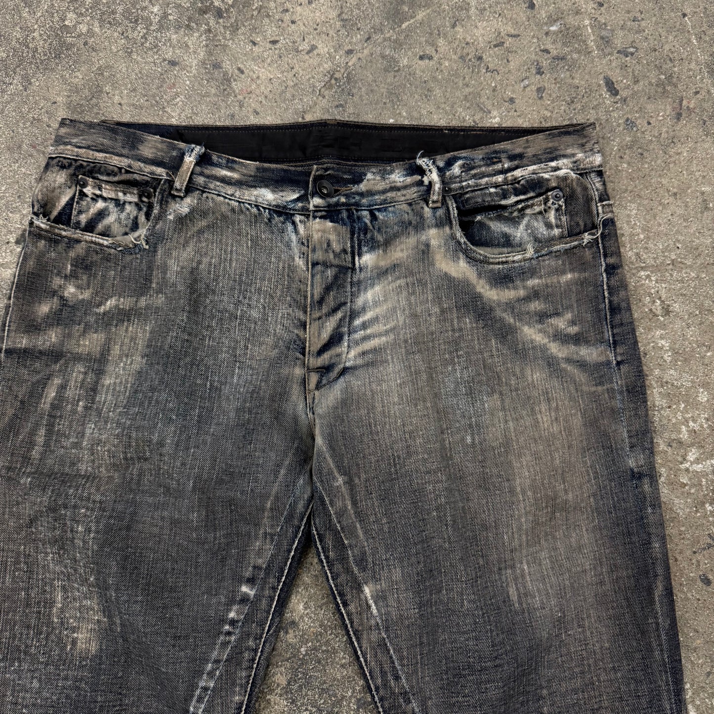 Rick Owens FW07 Dust ‘DNA’ Detroit Cut Denim