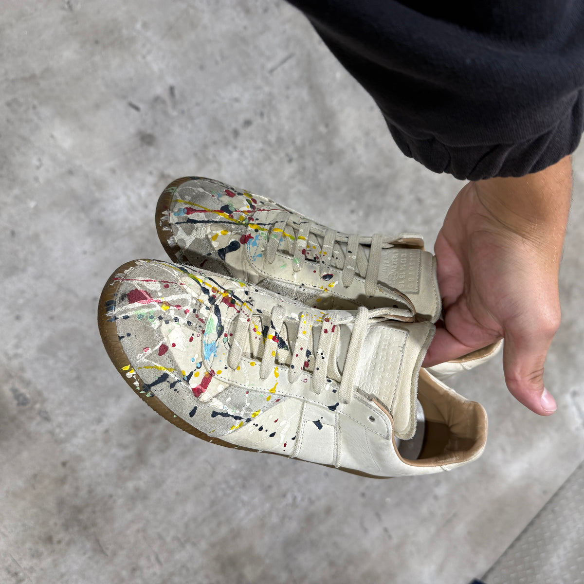 Maison Margiela ‘Beige’ Splatter Paint