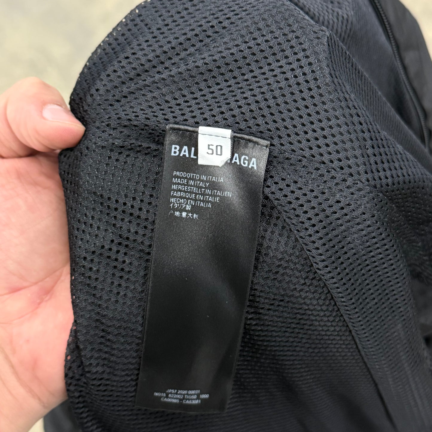 BALENCIAGA ‘Mastercard’ Track Jacket