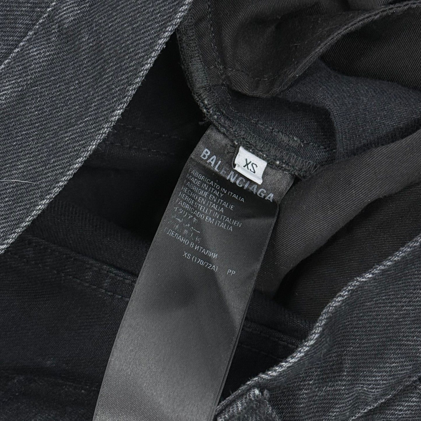 Balenciaga Black Flared Denim