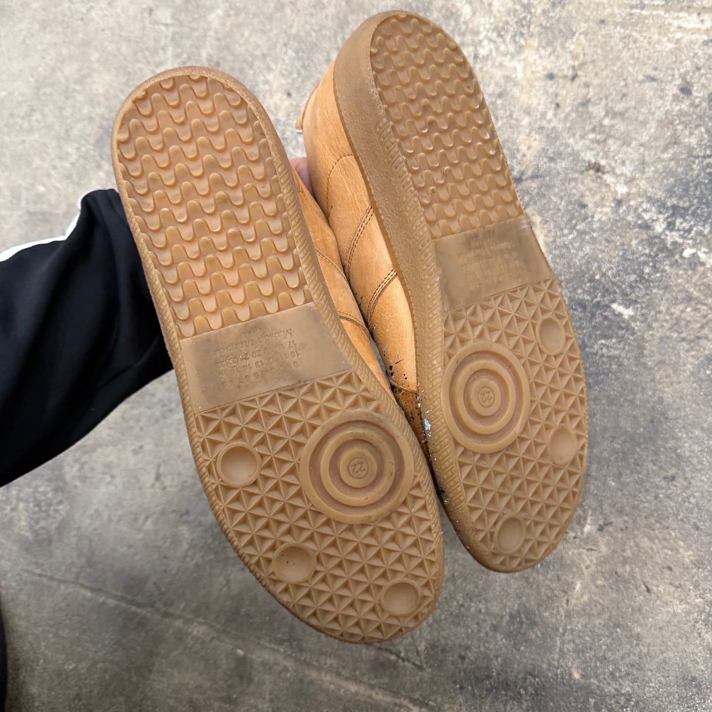 Maison Margiela Beige Splatter Paint GAT