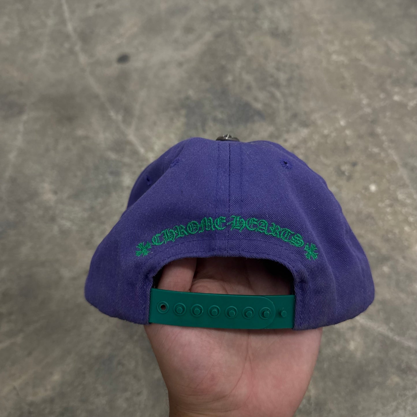 Chrome Hearts Purple ‘CH’ Hat