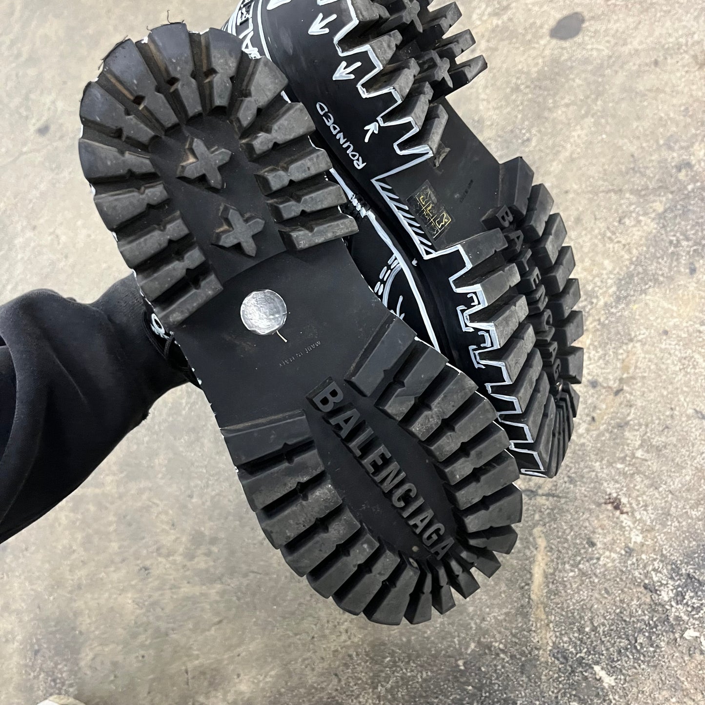Balenciaga Sketch Strike boots