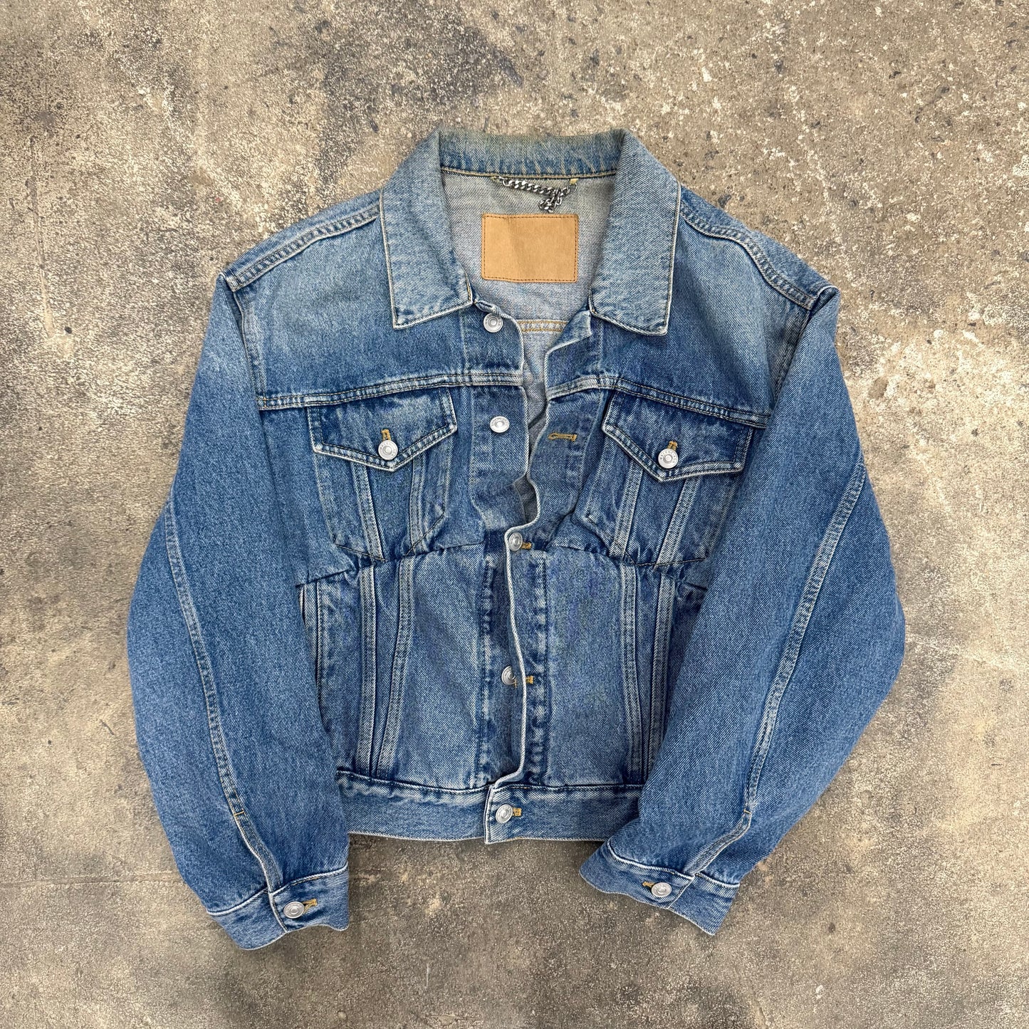 Balenciaga AW16 Denim ‘Swing’ Jacket