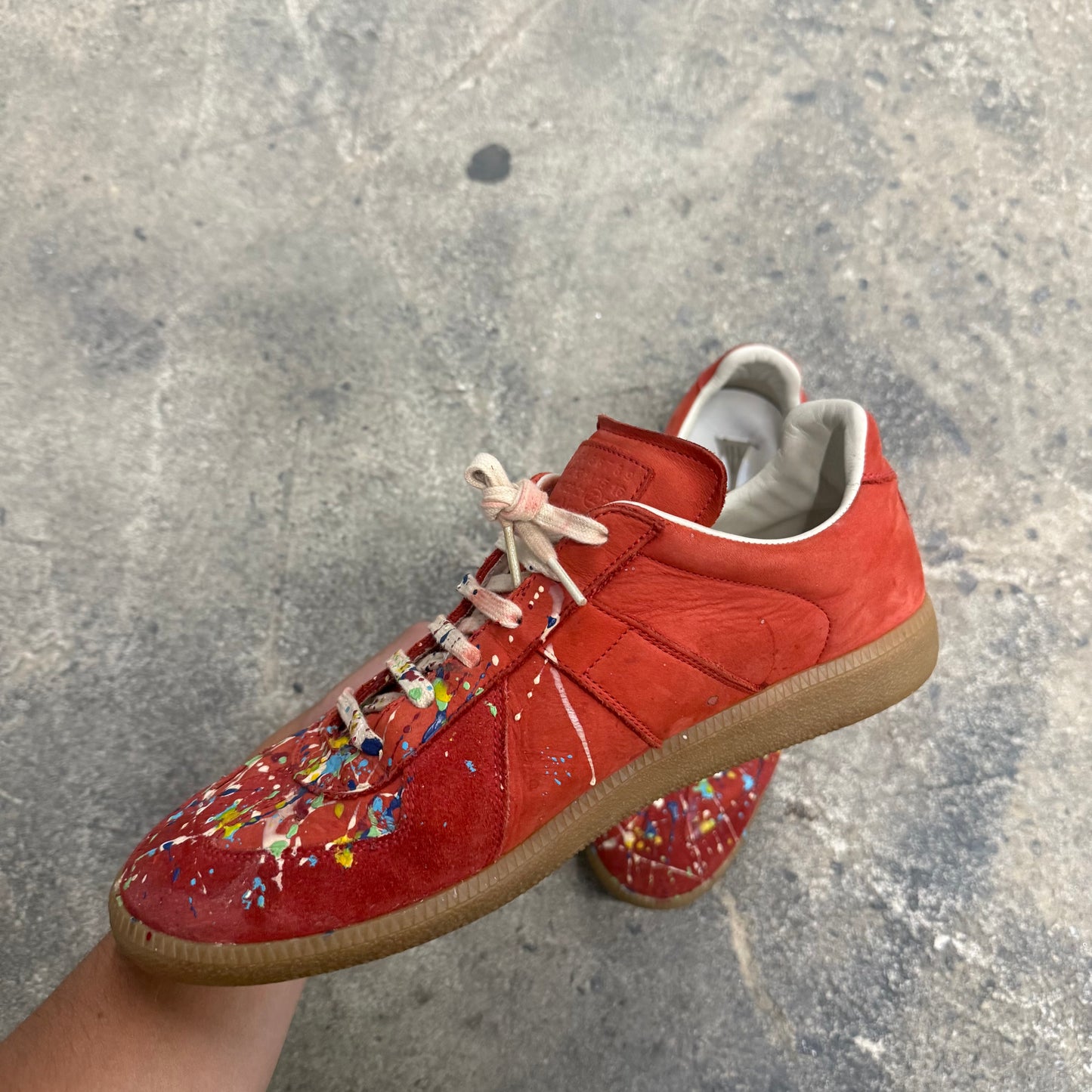 Maison Margiela Red Splatter Paint GAT
