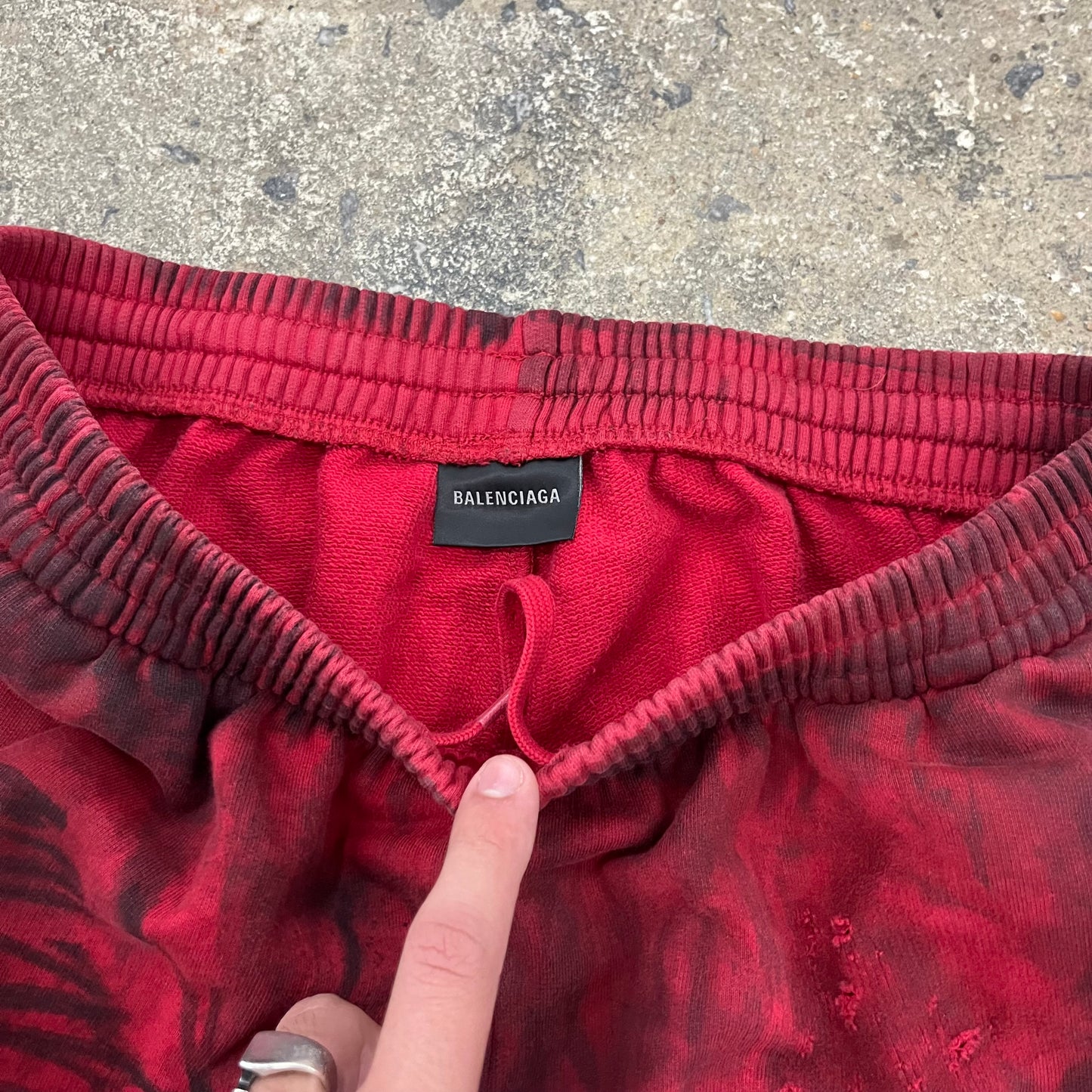 Balenciaga Red Skater Graffiti Skater Sweats