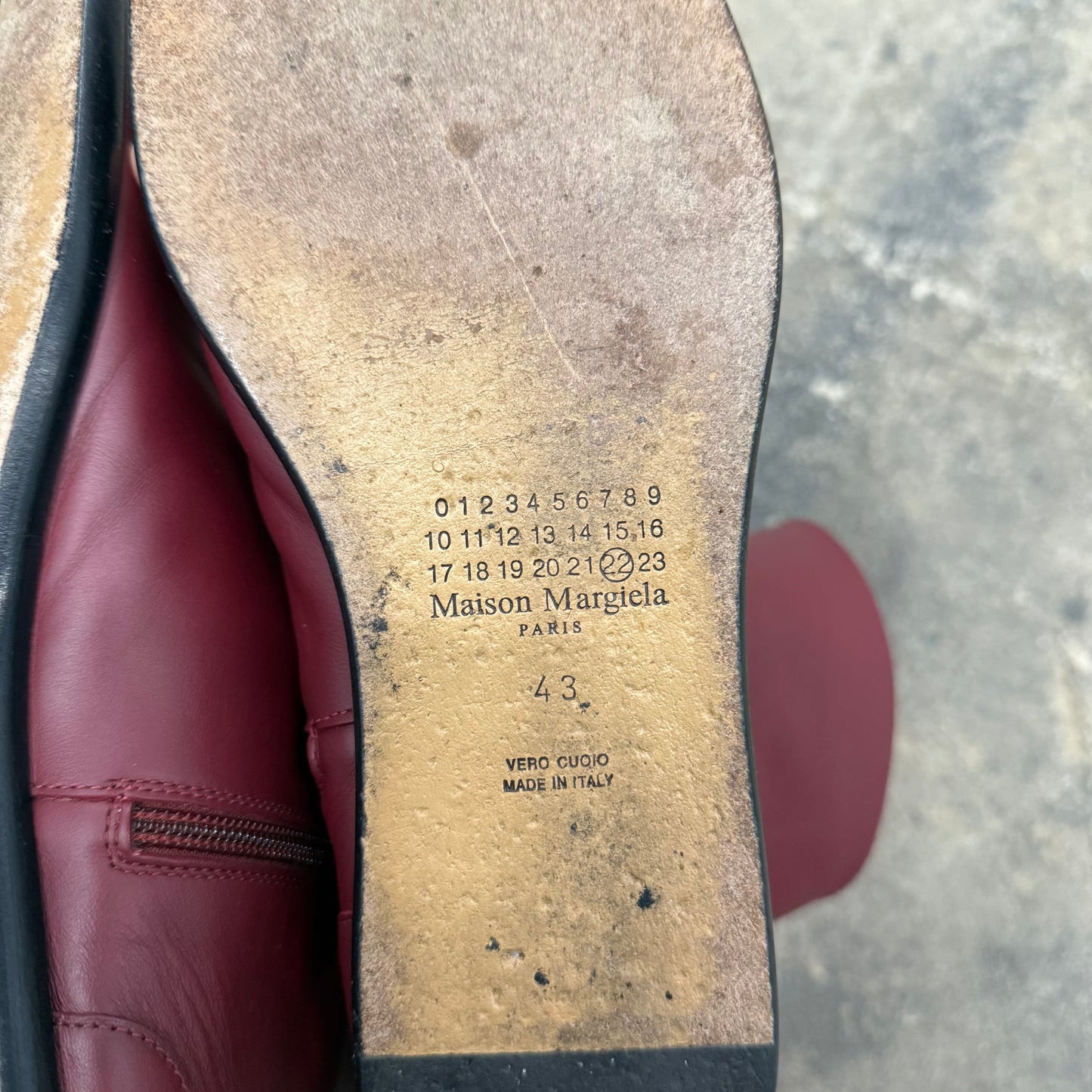 Maison Margiela Red Tabi Boots
