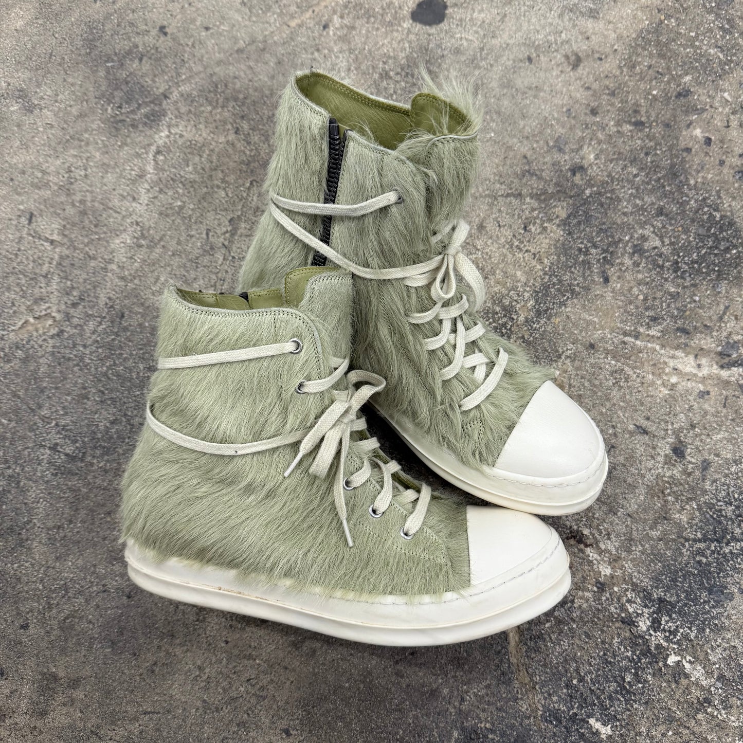 Rick Owens Mainline Pony Hair Ramones