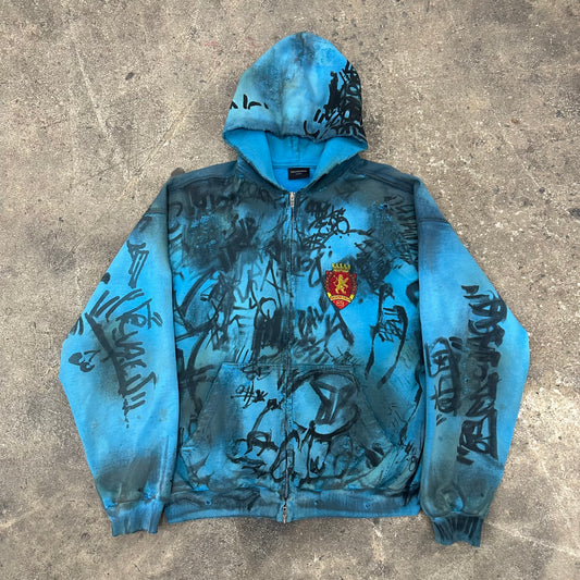 BALENCIAGA Skater Graffiti Zipup