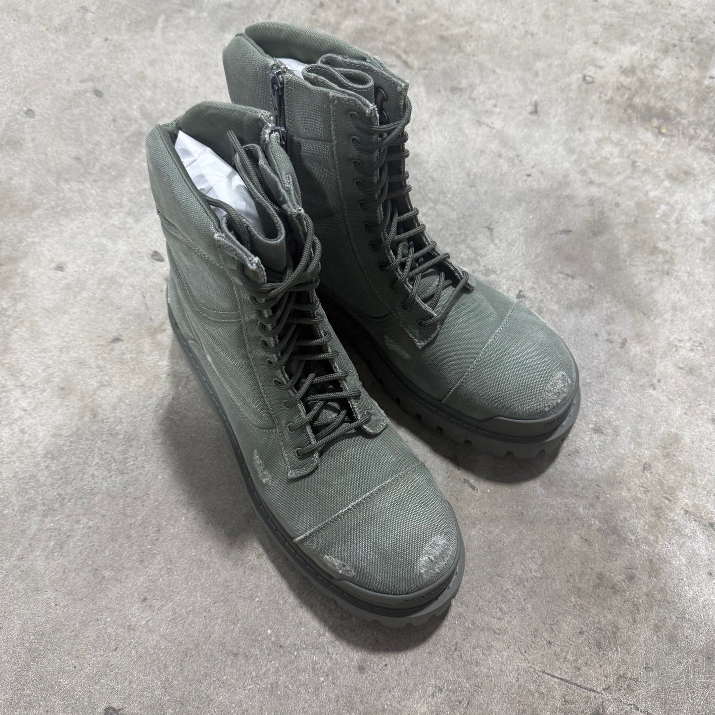 Balenciaga Distressed Strike Boots