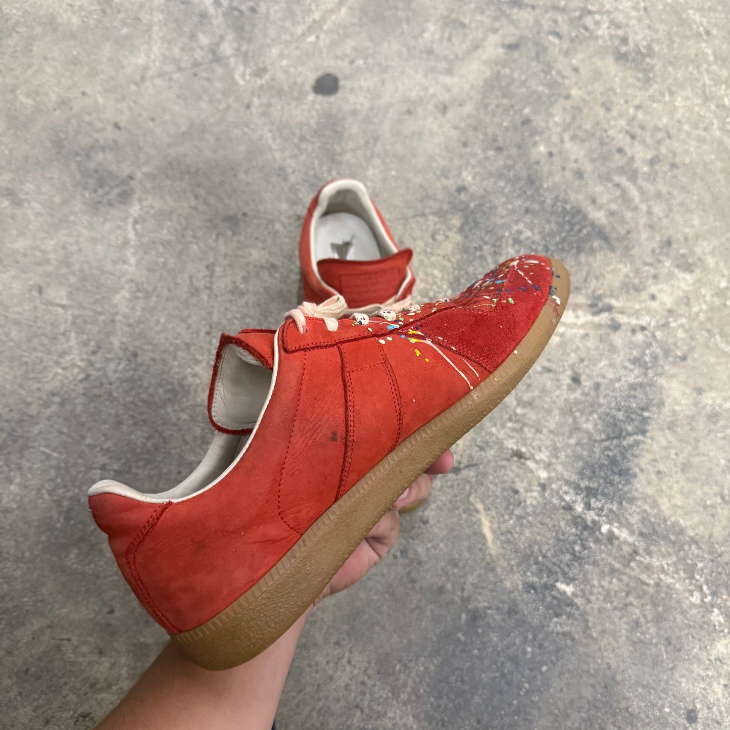 Maison Margiela Red Splatter Paint GAT