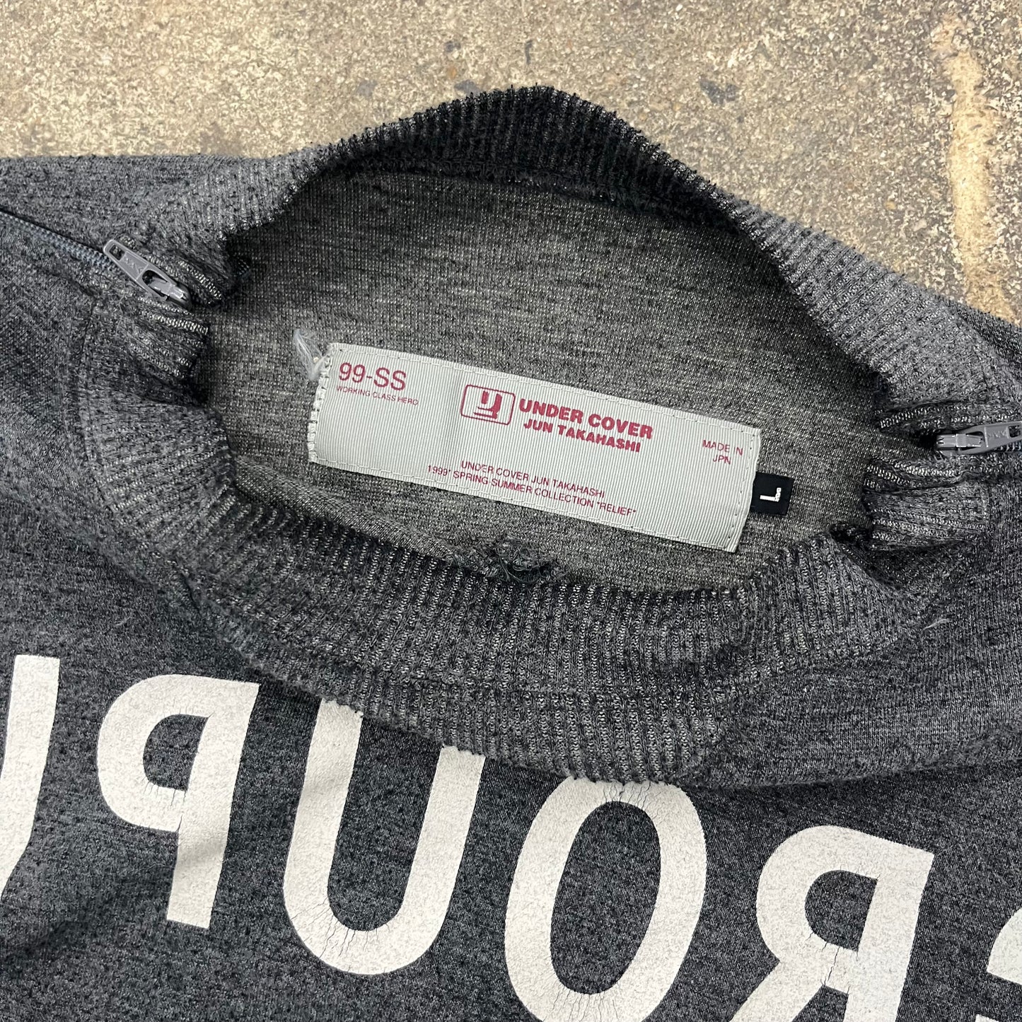 Undercover SS99 Groupie Small Parts Crewneck