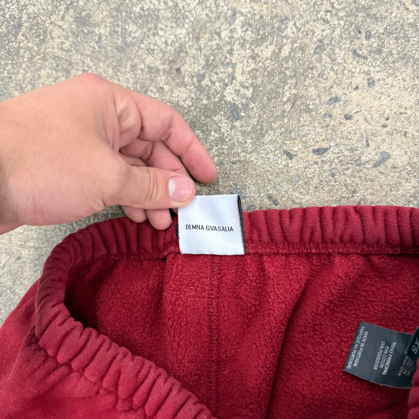 Vetements Spell Out Sweatpants