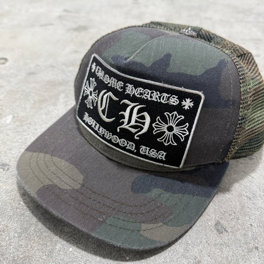 Chrome Hearts Camo Trucker Hat