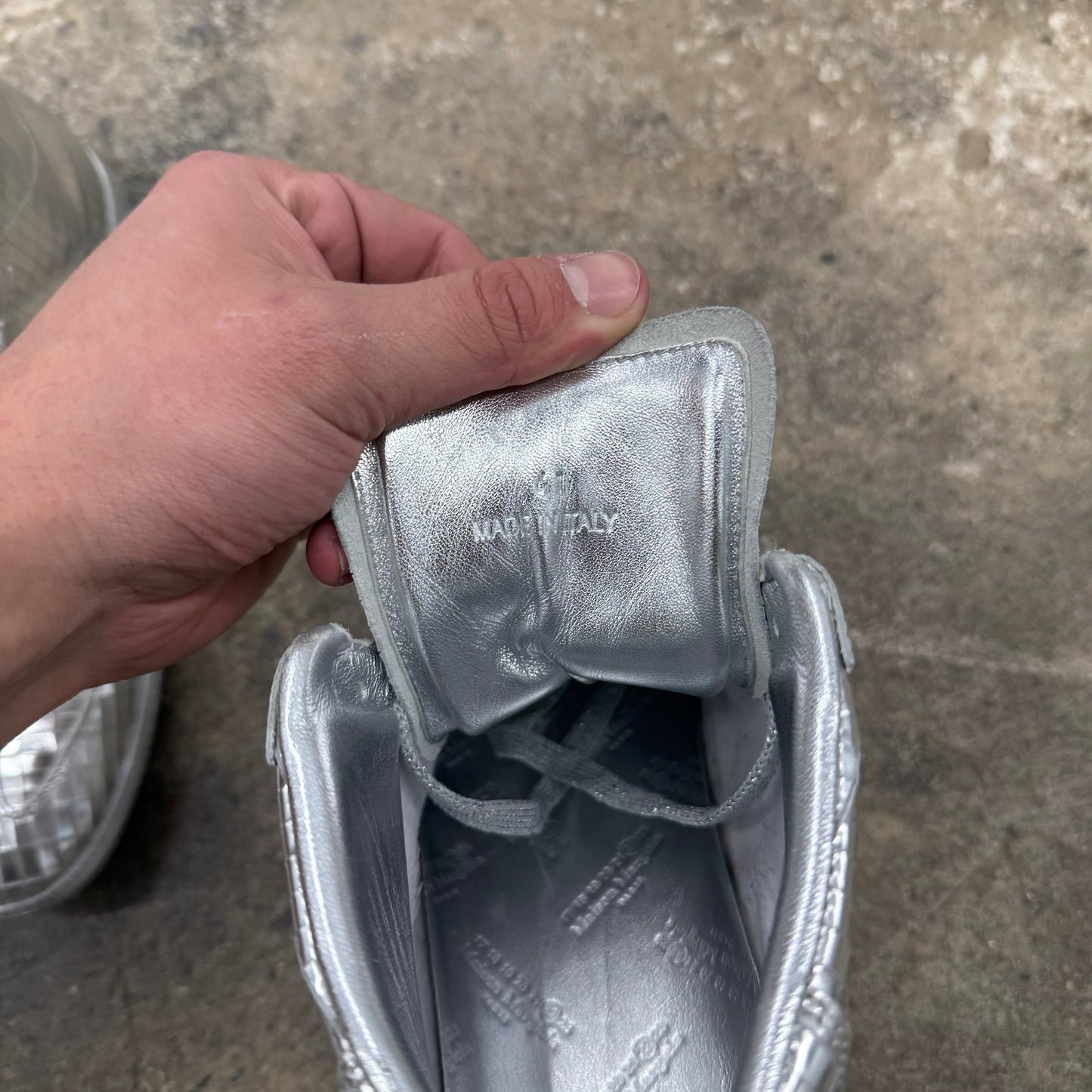 Maison Margiela Silver Metallic GAT
