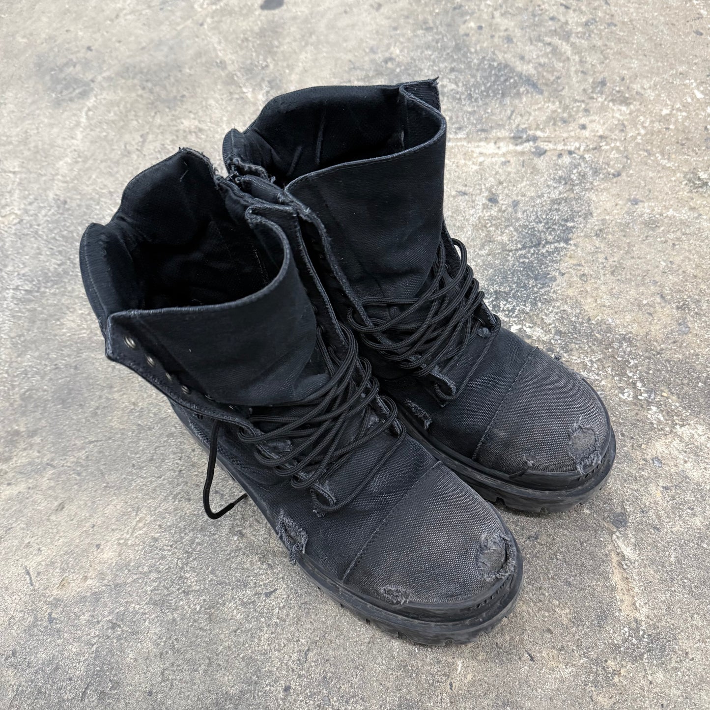 Balenciaga Distressed Strike Boot