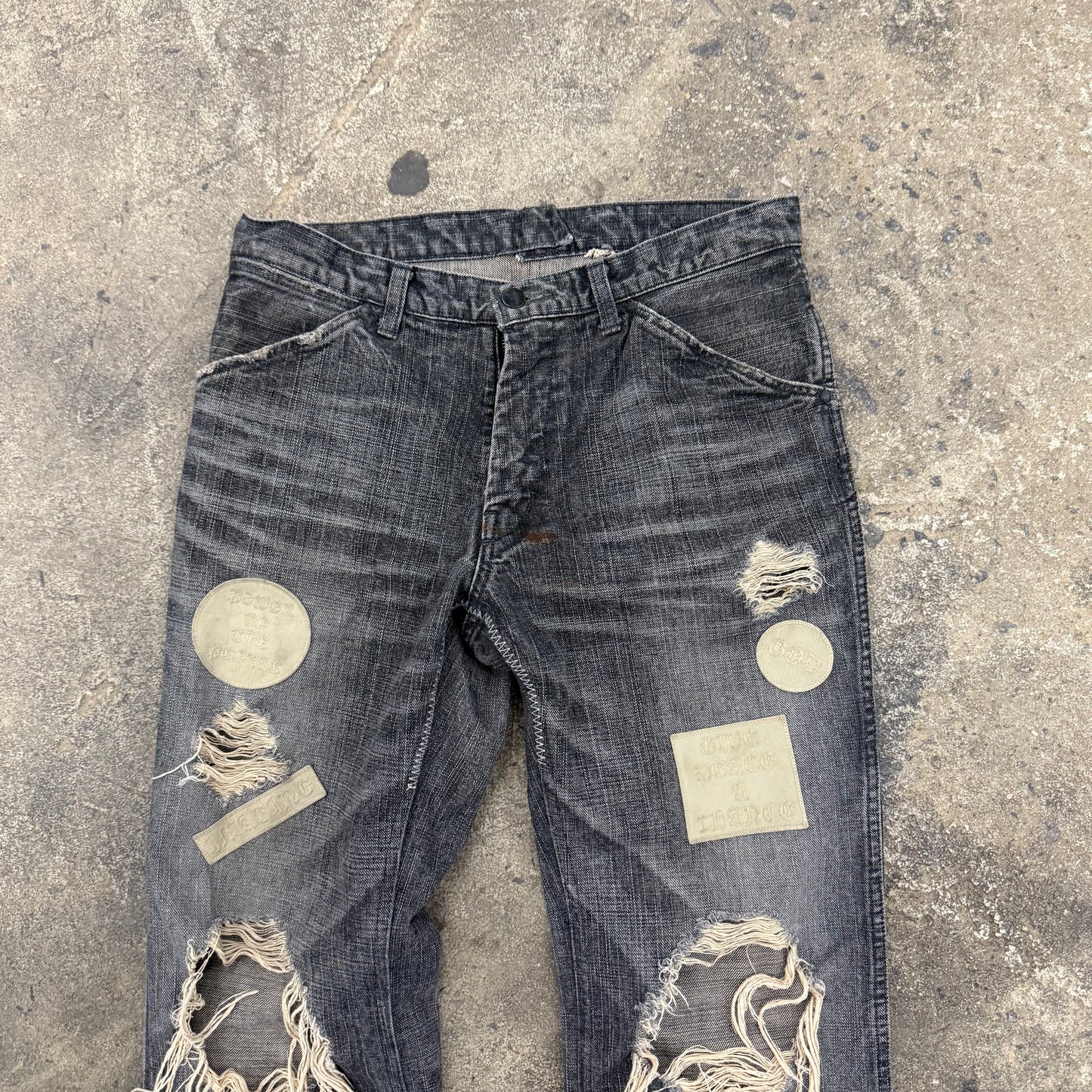 Number (N)ine Give Peace a Chance Denim