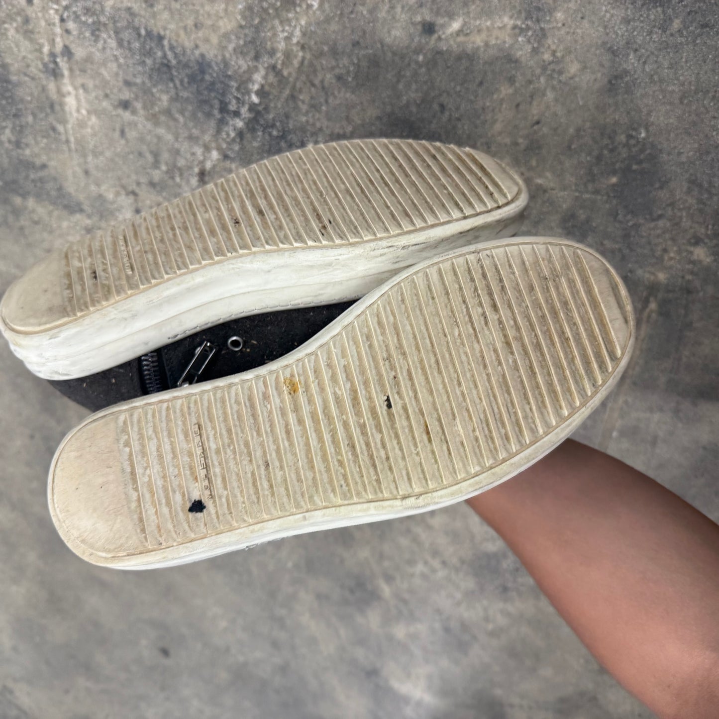Rick Owens Ramones Felt Hightop