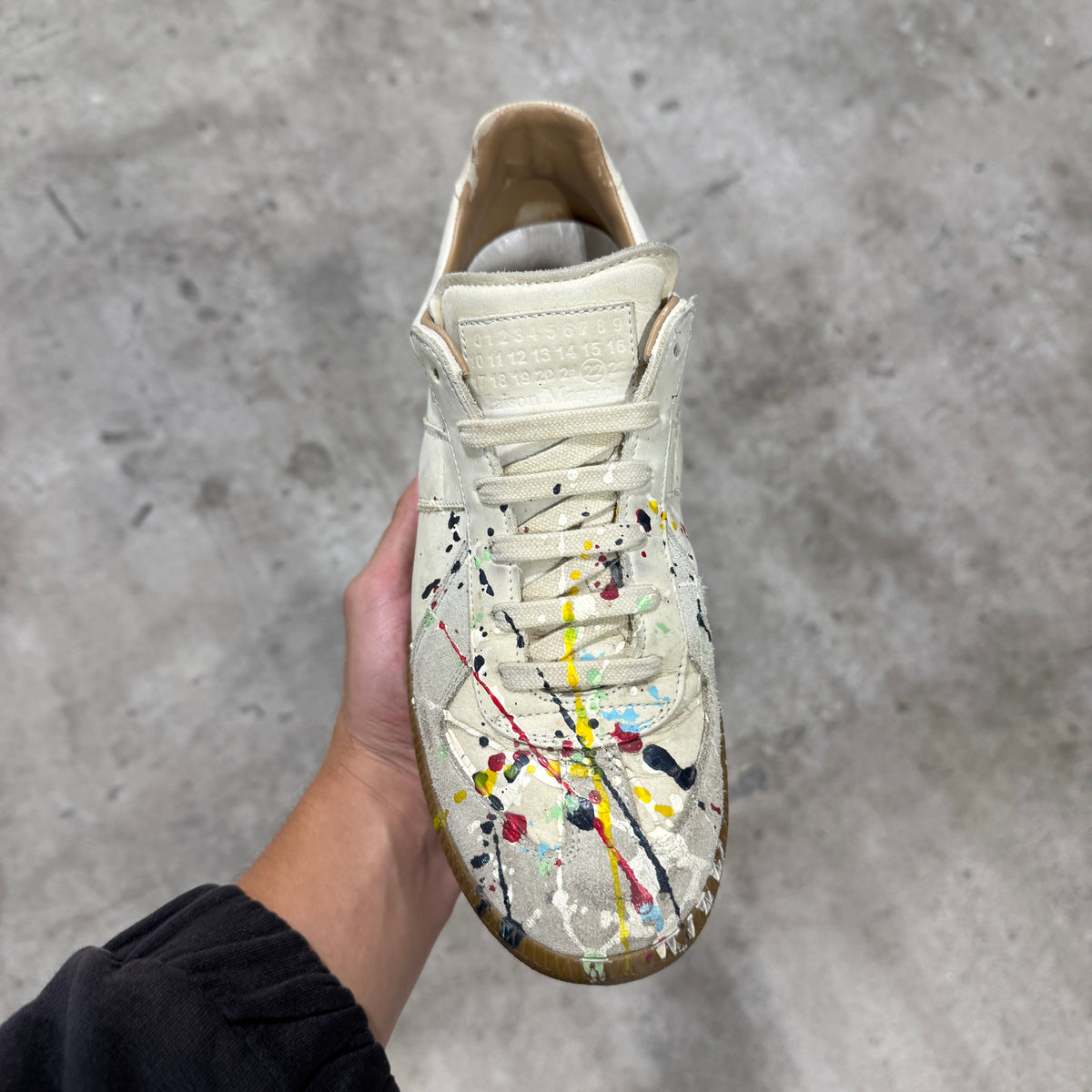 Maison Margiela ‘Beige’ Splatter Paint