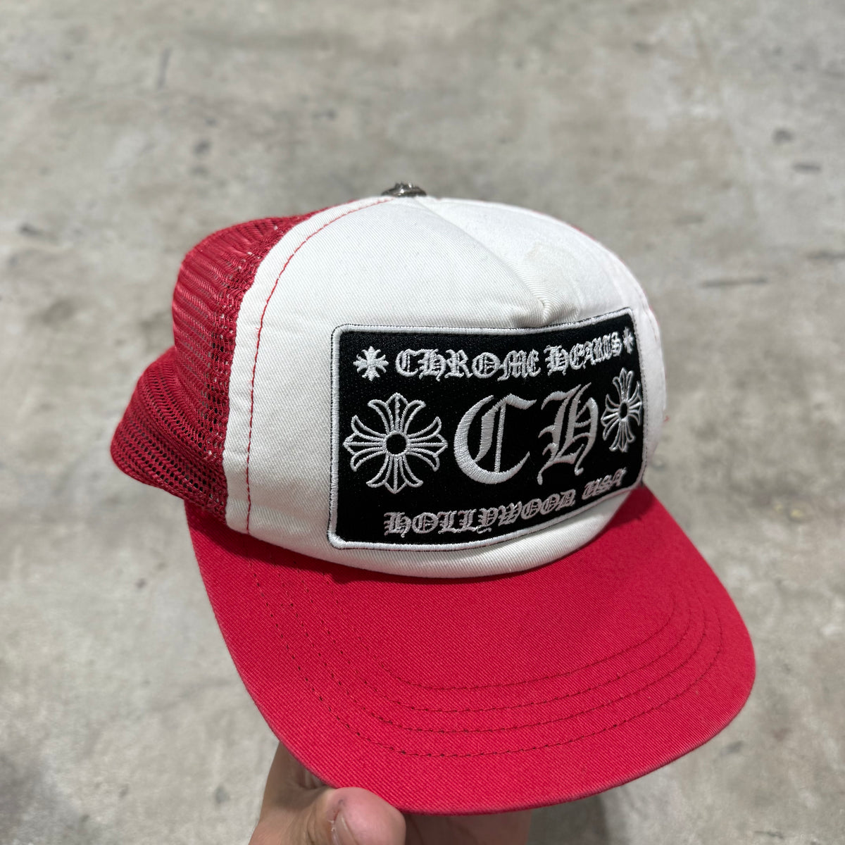Chrome Hearts ‘CH’ Red Trucker
