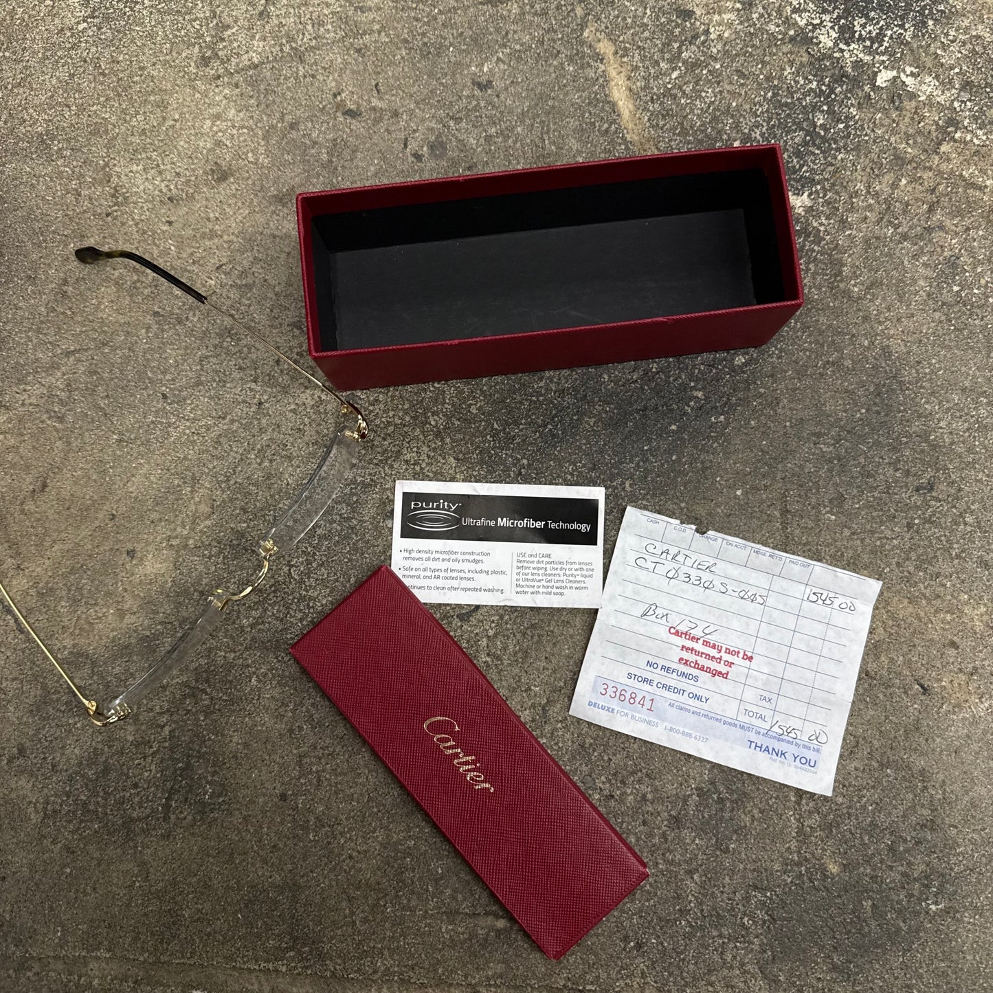Cartier C Gold Frames