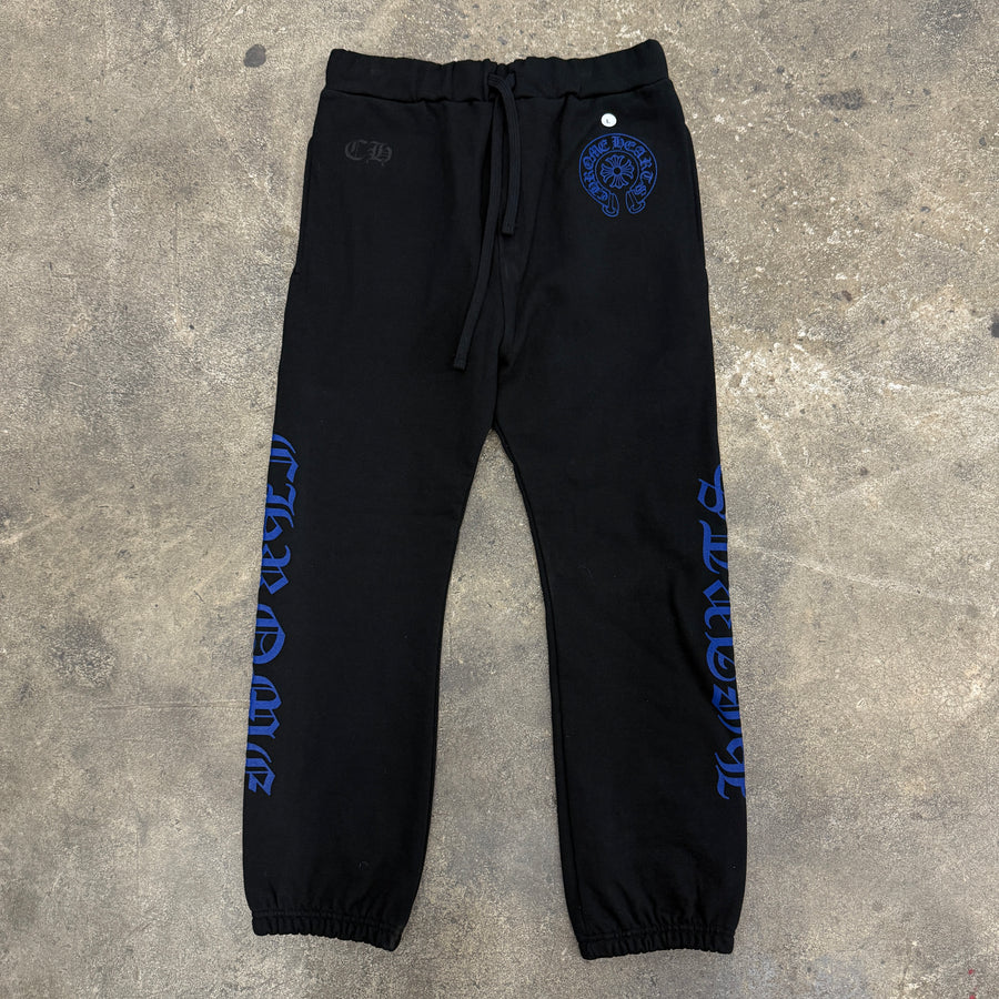 Chrome Hearts ‘Blue’ Script Sweatpants