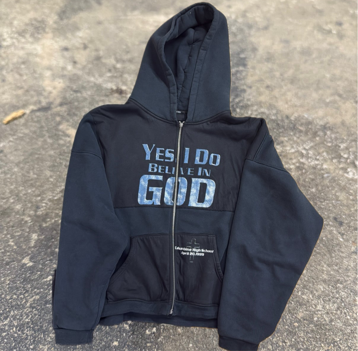 Enfants Riches Deprimes Yes I Do Believe In God Zipup