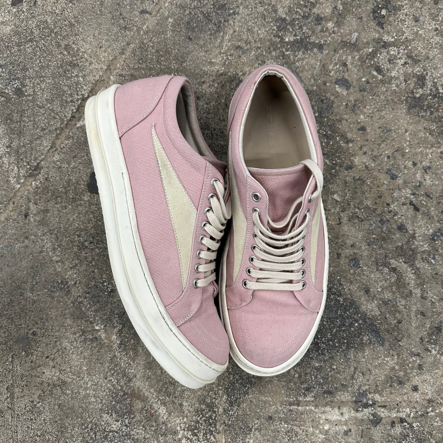 RICK OWENS Pink Vans(45)