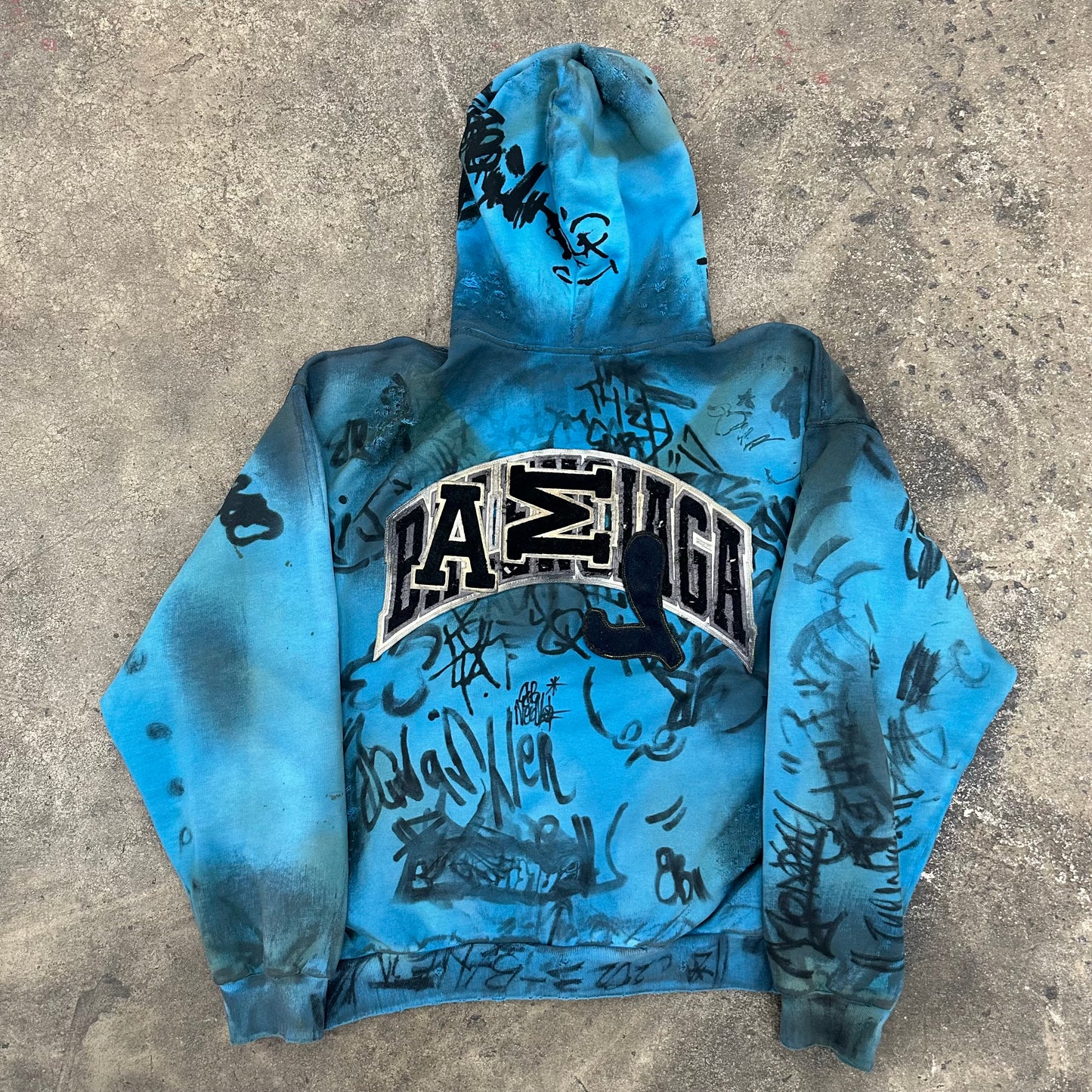 Balenciaga Graffiti Zipup