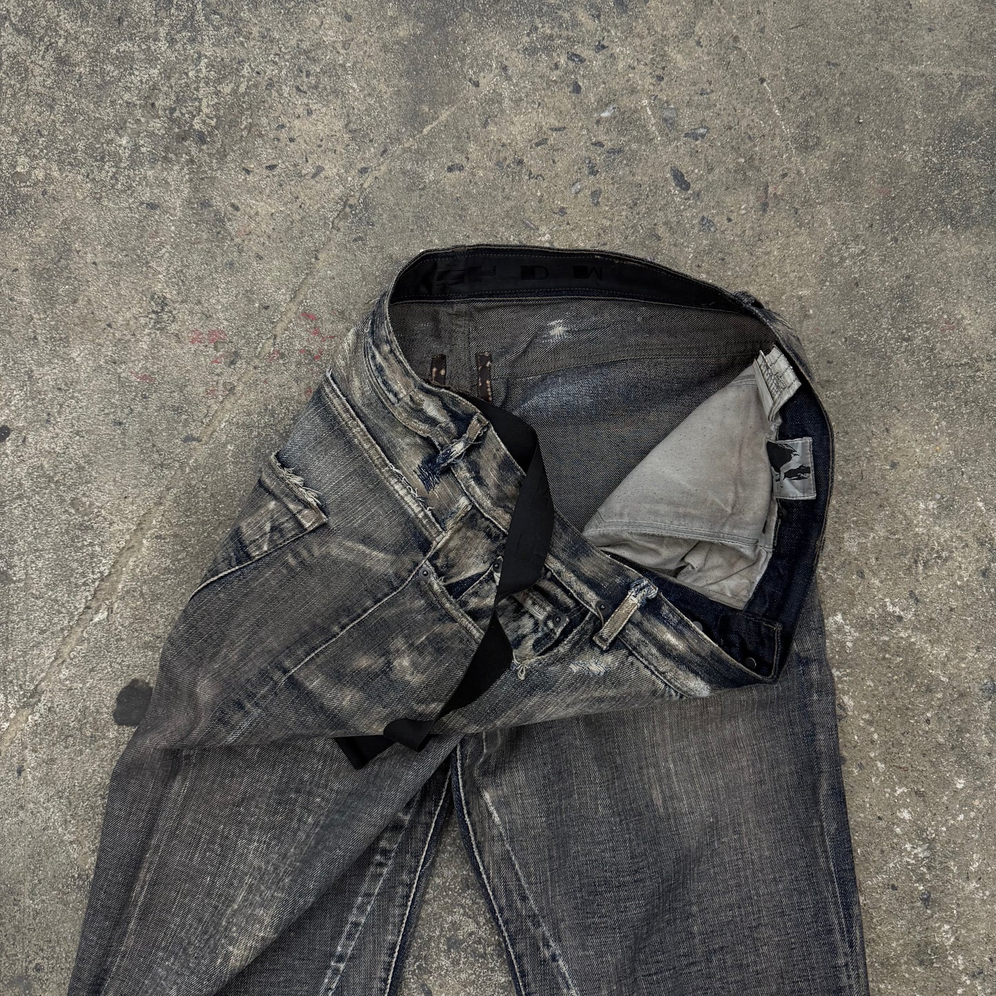 Rick Owens FW07 Dust ‘DNA’ Detroit Cut Denim