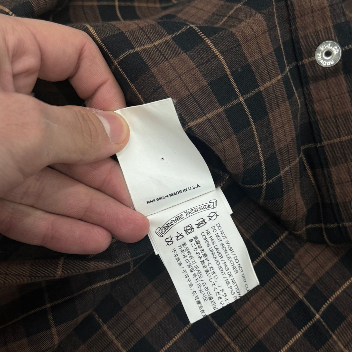 Chrome Hearts Lambskin Flannel