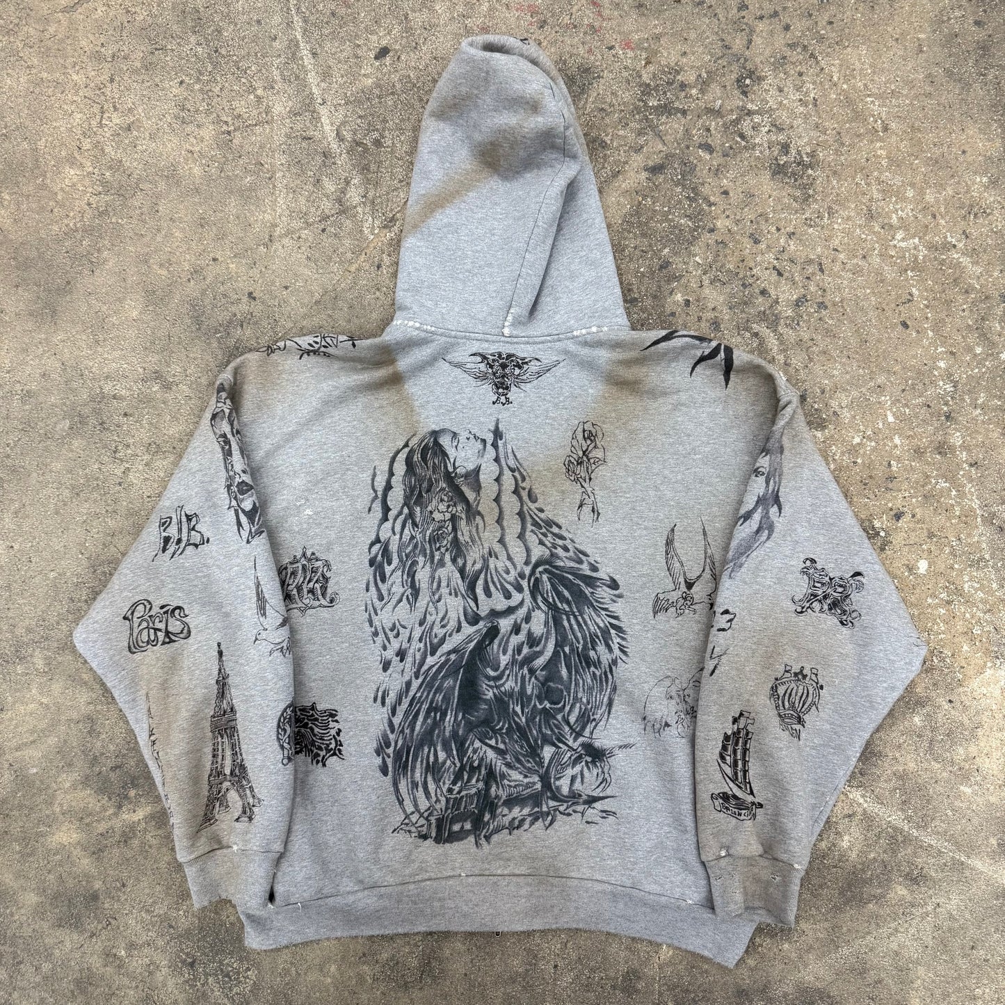 Balenciaga Tattoo Zipup