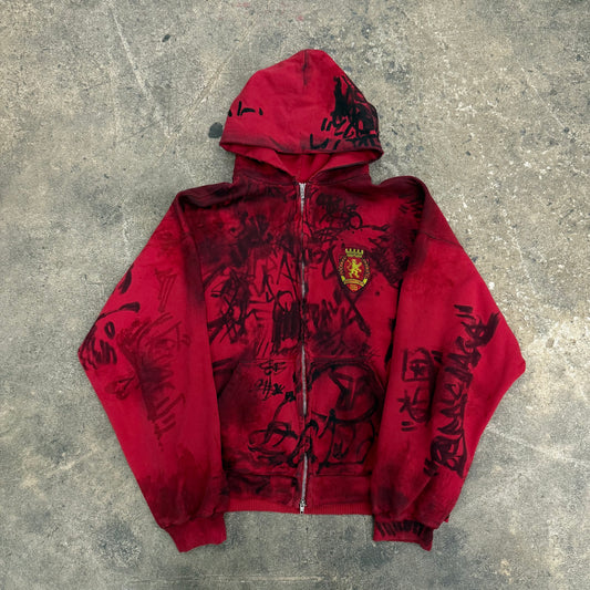 Balenciaga Graffiti Zipup