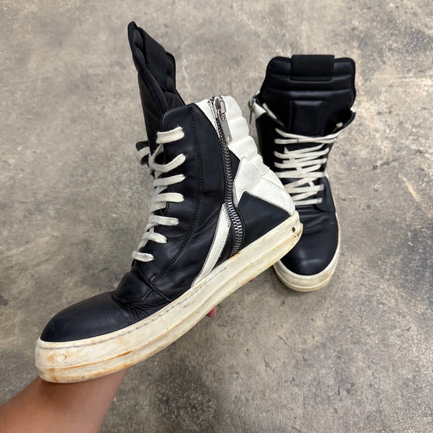 Rick Owens Oreo Geobasket