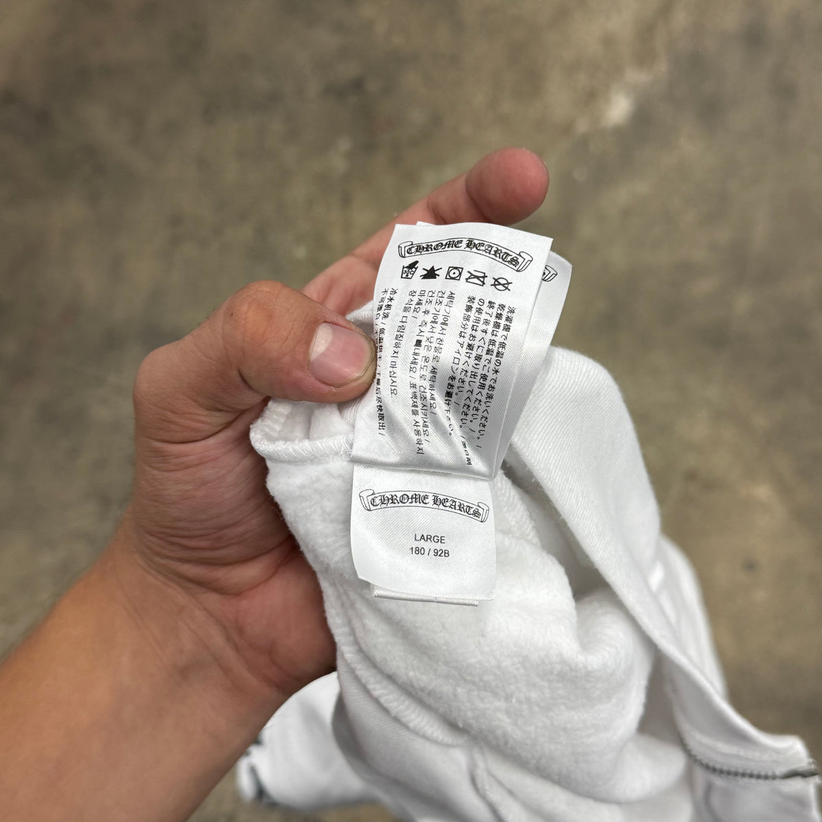 Chrome Hearts Script Zipup